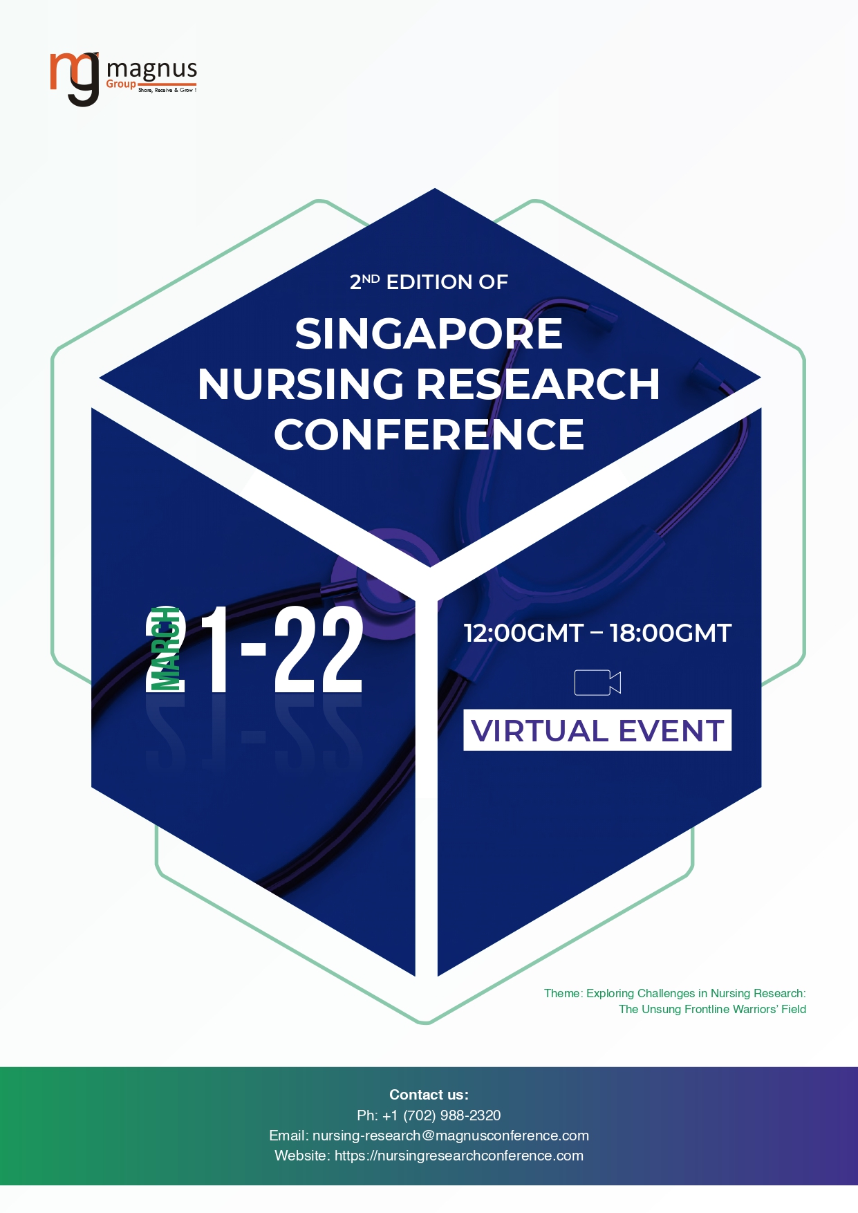 2nd Edition Of Singapore Nursing Research Conference | Online Event Book